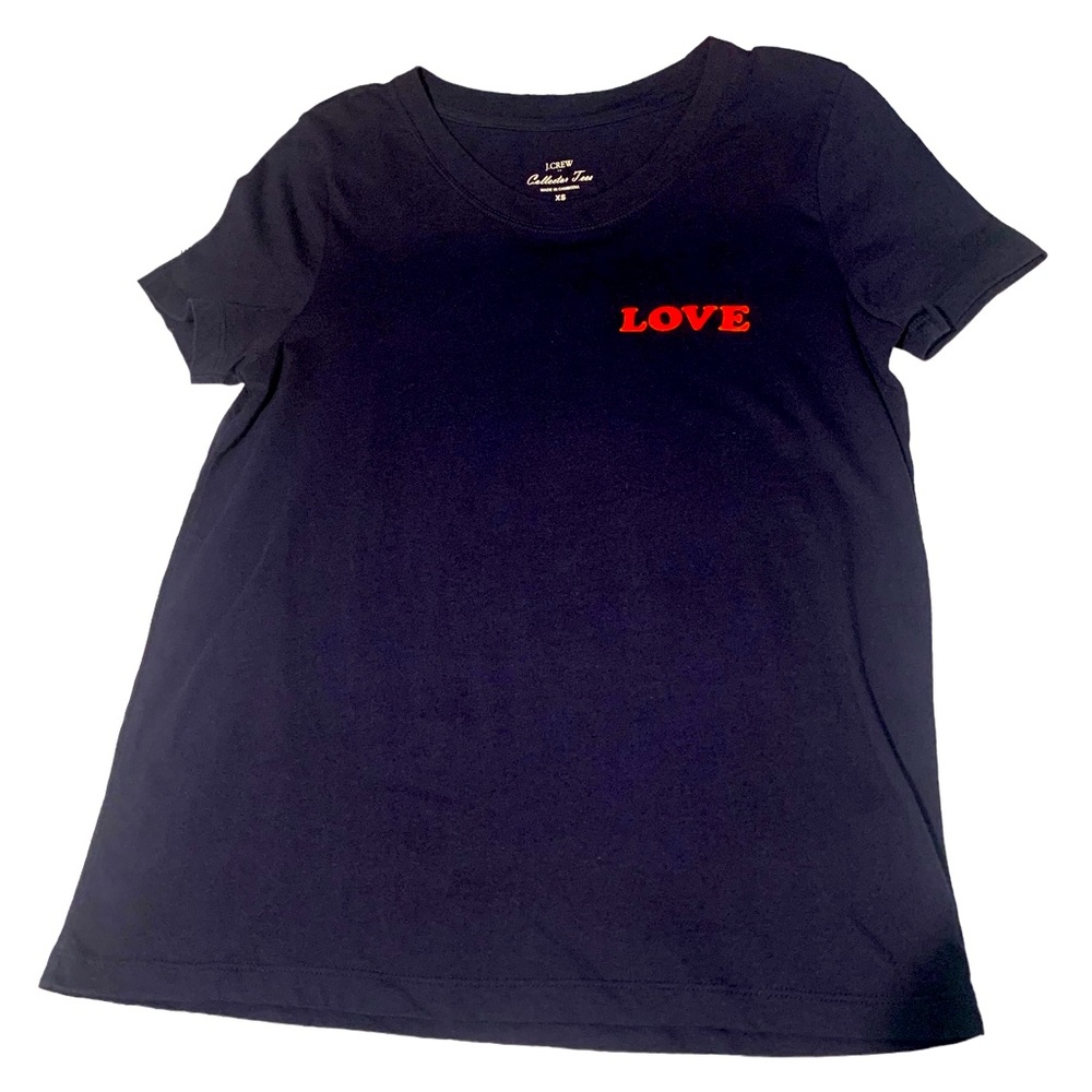 J. Crew Love Collector Tee Navy
